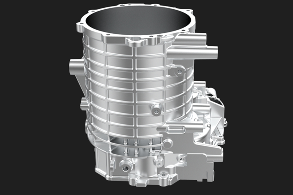 新能源汽车电机外壳: